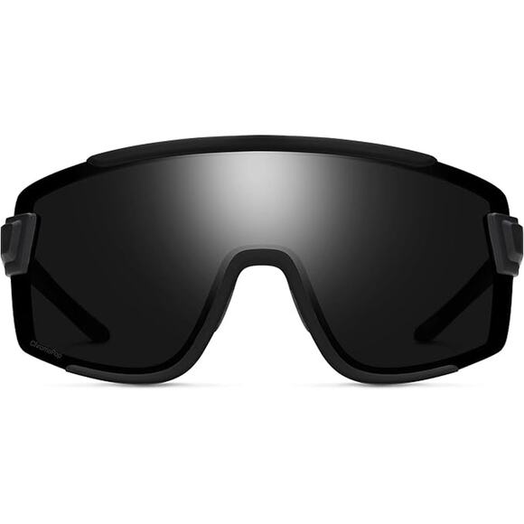 NWT SMITH Wildcat Sunglasses with ChromaPop Lens BikingMatte Black/Black Lens